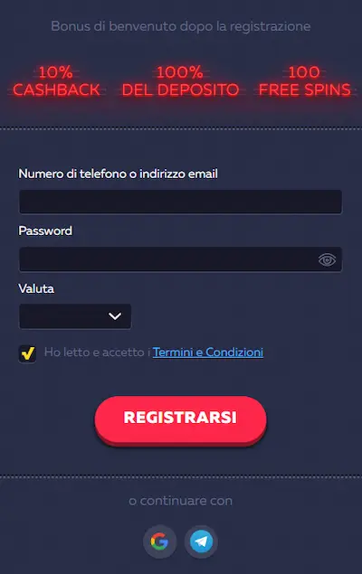 Vavada Casino Italy reg